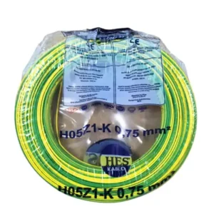 Hes Nyaf Kablo 0,75 Mm Sarıyeşil - (H05z1-K) Halojen Free