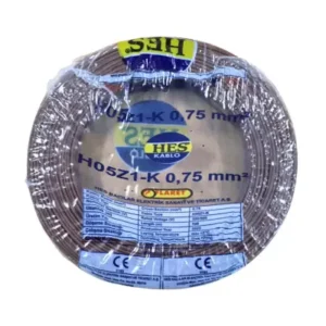 Hes Nyaf Kablo 0,75 mm² Kahverengi - (H05z1-K) Halojen Free