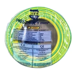 Hes Nyaf Kablo 1 Mm Sarıyeşil - (H05z1-K) Halojen Free