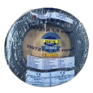 Hes Nyaf Kablo 1,5 Mm Siyah - (H07z1-K) Halojen Free