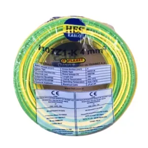 Hes Nyaf Kablo 4 Mm Sarıyeşil - (H07z1-K) Halojen Free