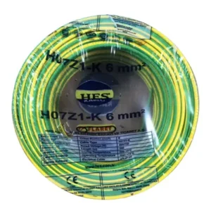 Hes Nyaf Kablo 6mm Sarıyeşil - (H07z1-K) Halojen Free