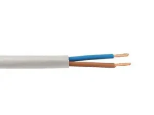 Hes TTR Kablo 2x2.5mm Beyaz - (H05Z1-F) Halojensiz