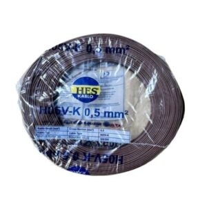 Hes Nyaf Kablo 0.50 mm² Kahve (H07V-K)