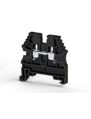 Molwex 6mm² Vidalı Klemens Siyah 1 Giriş-1 Çıkış (DC6-01P-13-00A(H))