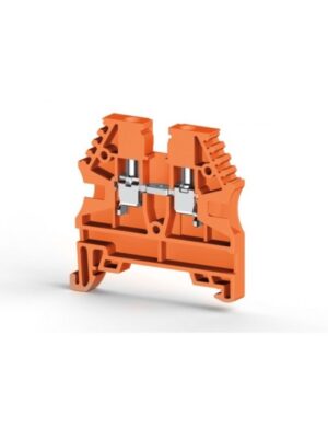 Molwex DC35-01P-15-00A(H) 35mm Vidalı Turuncu Klemens (1 Giriş-1 Çıkış)