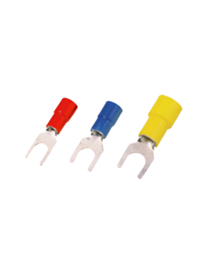 Molwex 002 001 | 0.5-1.5mm² Çatal Uçlu Kırmızı Kablo Pabucu