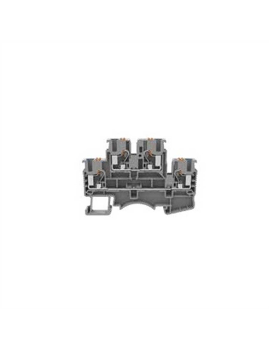 Molwex 160 170 | 4mm² Çift Katlı Yaylı Gri Klemens