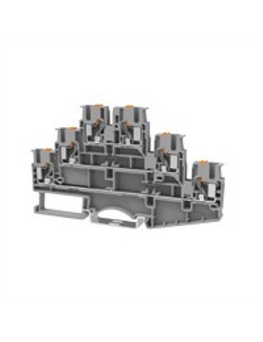 Molwex 160 201 | 2.5mm² Üç Katlı Yaylı Mavi Klemens
