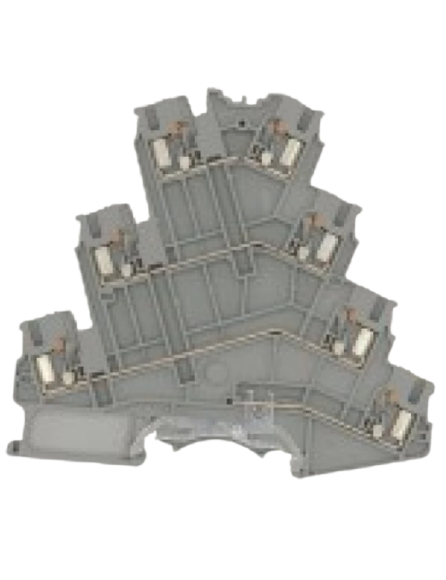 Molwex 160 205 | 2.5mm² Yaylı İki Kat Toprak Klemens