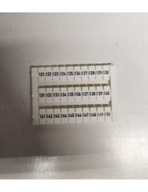 Molwex 071 027 Baskılı Klemens Etiketi (10x5)