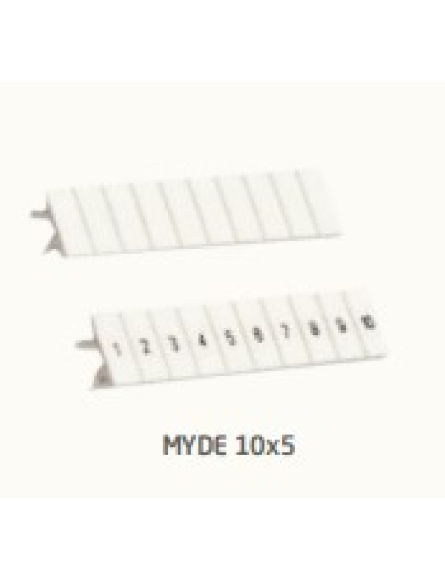 Molwex MLWX 071 023 | 10x5 Baskılı Klemens Etiketi
