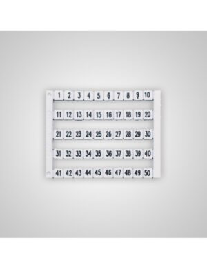 Molwex MLWX 071 025 | 10x5 Baskılı Klemens Etiketi