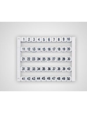 Molwex MLWX 071 026 | 10x5 Baskılı Klemens Etiketi