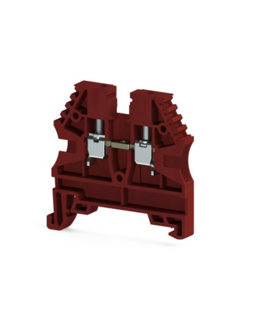 Molwex 150 034 | 10mm² Vidalı Klemens (Kırmızı) - 1 Giriş/1 Çıkış