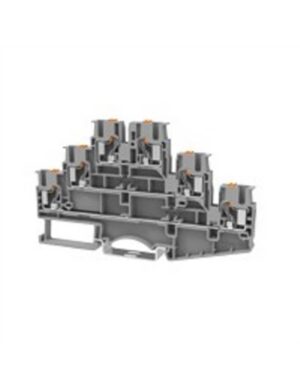 Molwex 160 200 2.5mm² Üç Katlı Yaylı Gri Klemens