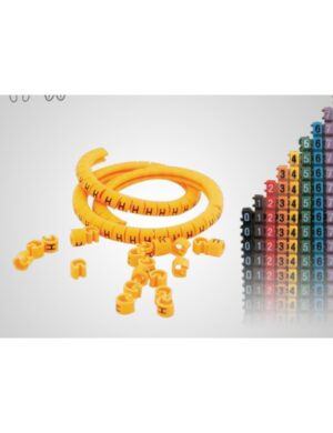 Molwex 015 009 Gri Kablo Etiketi (8) Boy CME 1 | 0.75-1.5mm²