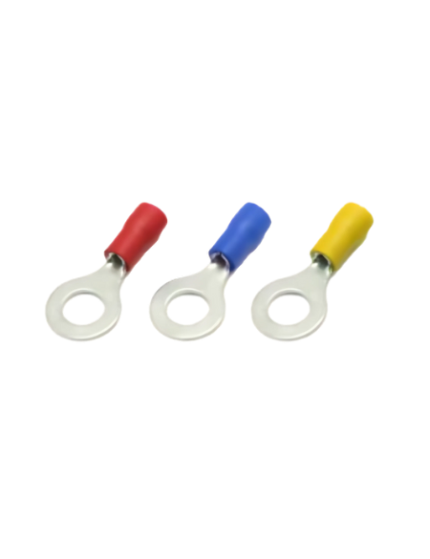 Molwex 010 006 | Sarı Yuvarlak Uçlu Kablo Pabucu (2.5-6.0mm²)