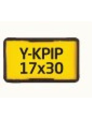 Molwex 017 003 | 15x27 Etikete Uygun Pano Etiket Kılıfı