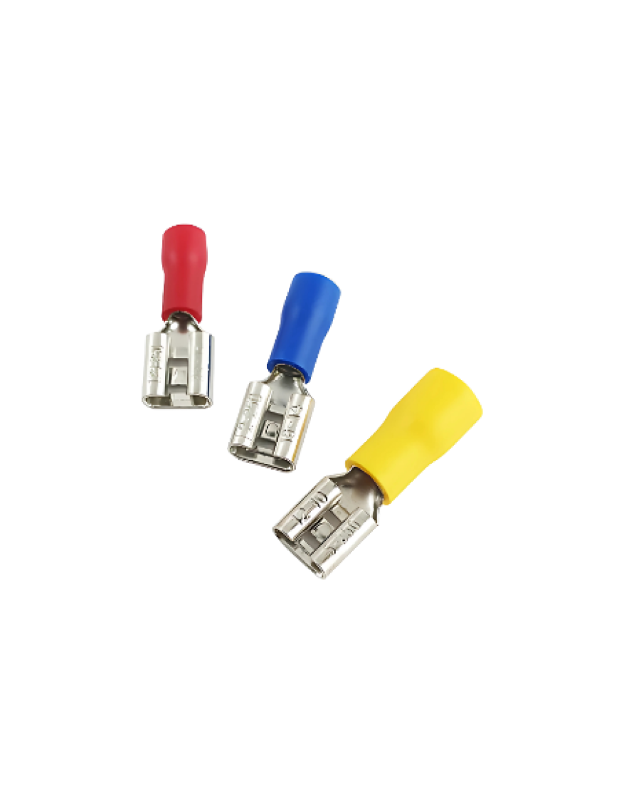 Molwex 003 001 | 0.5-1.5mm² Faston Dişi Kırmızı Kablo Pabucu