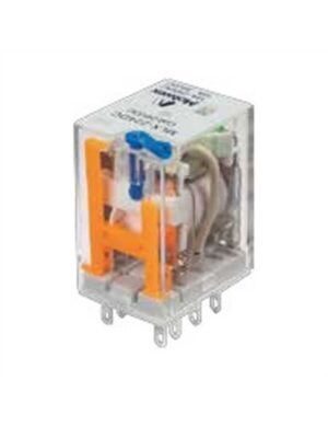Molwex 060 042 MLX-224DC Röle (2CO, 10A, 24VDC, LED, Test Butonlu)